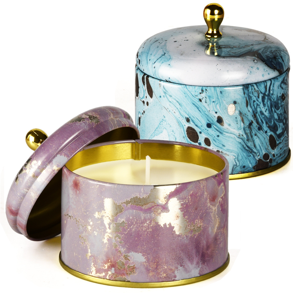 Travel Tin Shape Scented Tin Candles